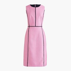 JCrew Pink Sheath Dress in Foulard Print10